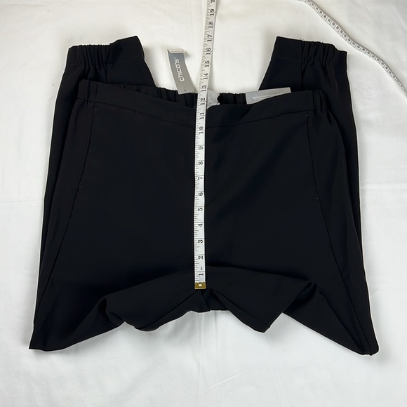 Chico’s New Women’s US 10R Black Pull-on Crepe The Front Ankle Relaxed Pant - Picture 7 of 9